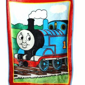 Thomas The Train Tank Engine Railroad Throw Blanket 40” X 29”